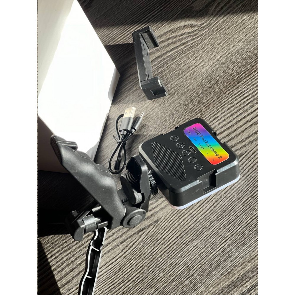 Светодиодная лампа для Блогера с кронштейном, для фото и видео съемки HA-87