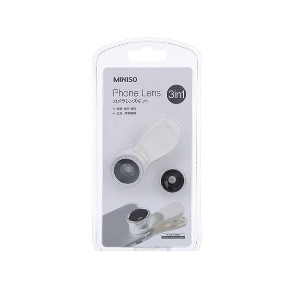 Объектив-телескоп Макро линза для камеры мобильного телефона 3-в-1Wide Angle/Macro/Fish-eye Lenses)
