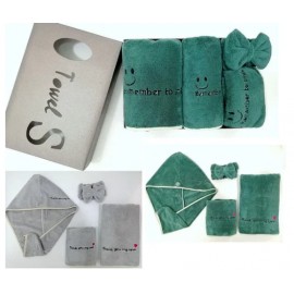 Комплект полотенец Сауна в подарочной коробке и картонном пакете Towel S