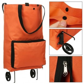 Портативная сумка на колесиках, большая вместимость, складная сумка для покупок, тележка для покупок, сумка с ручкой для супермаркета
