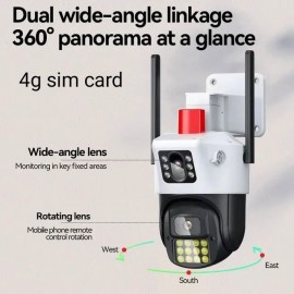 Камера IP-камера беспроводная  P12-6mp  Wi-Fi,Smart Camera 360 наружная