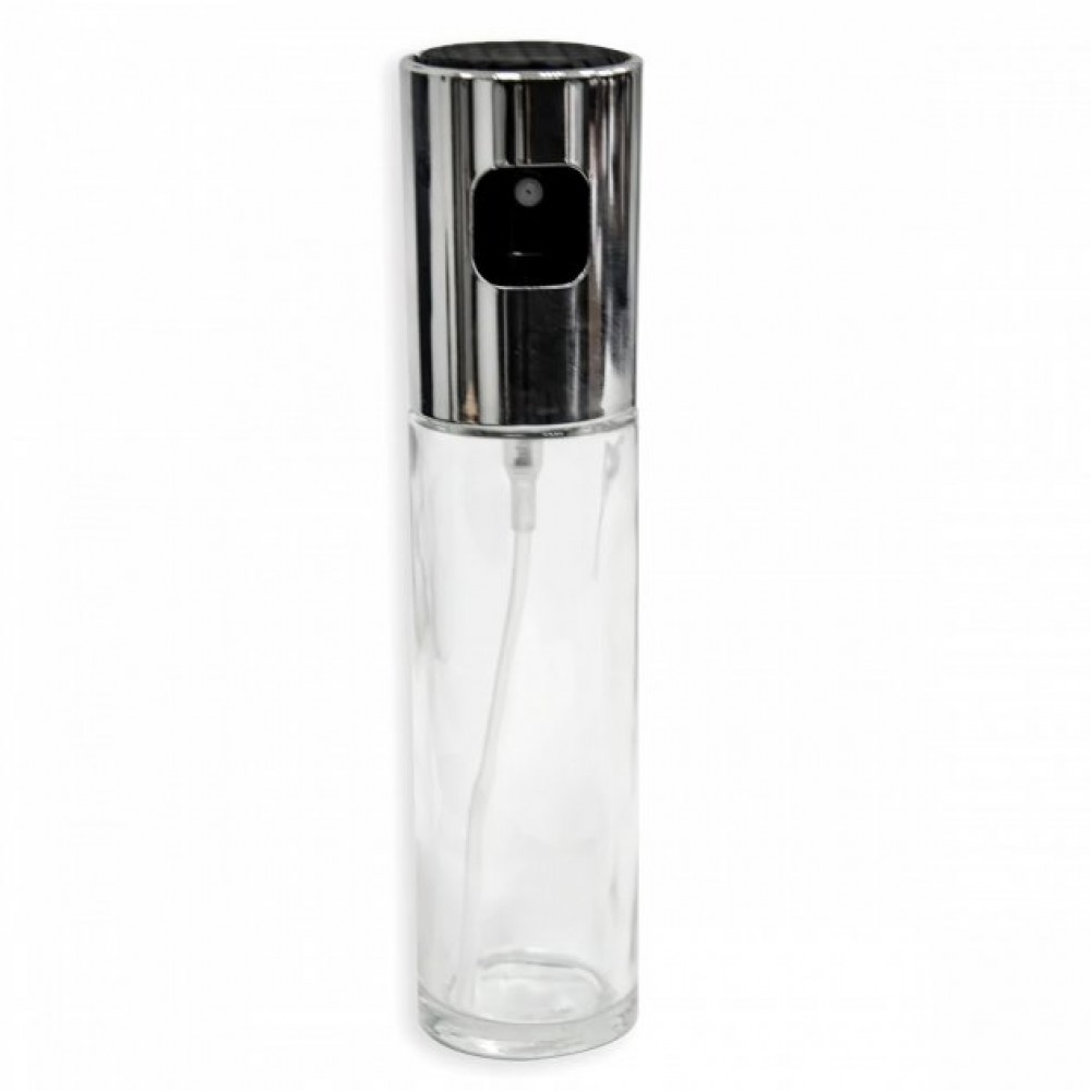 Бутылка для подсолнечного масла со спрей распылителем (100мл), стеклянная емкость для уксуса