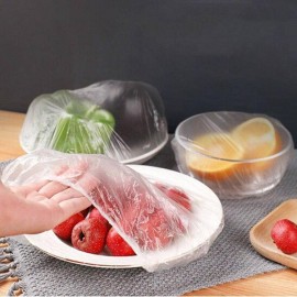 Пакеты на резинке для хранения продуктов, крышка-чехол на тарелку, Food Cover 100шт