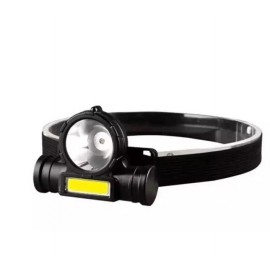 Фонарь налобный HeadLamp 108 8595 Аккумуляторный на голову 3W LED + COB