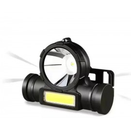 Фонарь налобный HeadLamp 108 8595 Аккумуляторный на голову 3W LED + COB