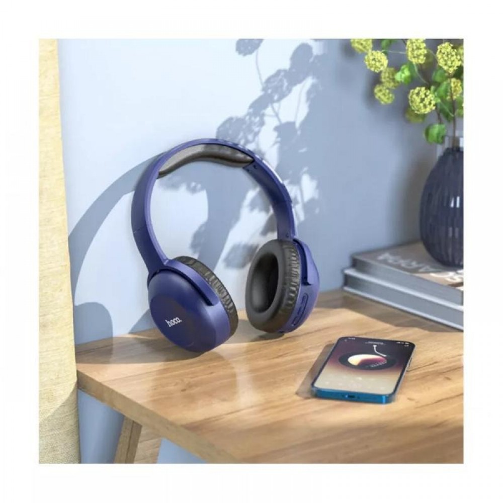 Беспроводные Bluetooth наушники HOCO Art sount BT headset W33 |BT5.0, AUX, Type-C, 15H