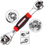 Универсальный многофункциональный гаечный торцевой ключ - мультитул 48в1 Universal Wrench TM-38/WJ-02 Black/Red