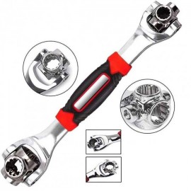 Универсальный многофункциональный гаечный торцевой ключ - мультитул 48в1 Universal Wrench TM-38/WJ-02 Black/Red