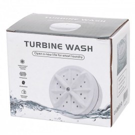 Ультразвуковая портативная мини стиральная машина Turbine Wash 523-1 Машинка для стирки от USB юсб и повербанка
