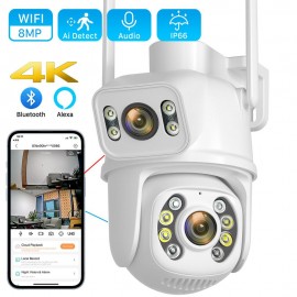 Камера IP-камера беспроводная  Q 29-6mp Wi-Fi, с двойным объективом наружная *icsee