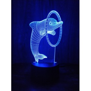 3Д светильник "Дельфин" в ассортименте