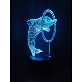 3Д светильник "Дельфин" в ассортименте