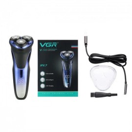 Электробритва для мужчин для влажного и сухого бритья водонепроницаемая VGR IPX7 (V-306)