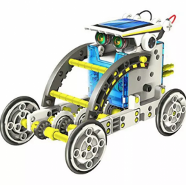 Конструктор робот-трансформер Solar Robot Multicolor 13 в 1 детский на солнечных батареях