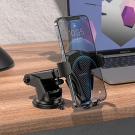 Автодержатель для телефона в машину BOROFONE BH38 Magic center console ширина зажима 60-90мм