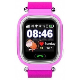 Детские телефон-часы с GPS трекером Smart Watch Q90 pink