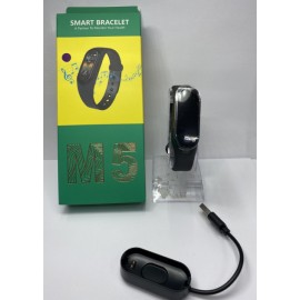 Фитнес браслет Smart Bracelet M5 Black с измерением давления и пульса