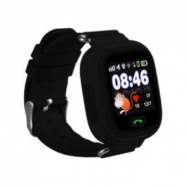 Детские умные часы Q90 с GPS и прослушкой черные