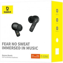 Наушники Беспроводные Baseus Bowie E20 TWS, вакуумные, белые, черные