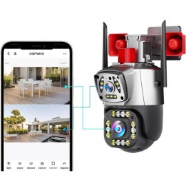 Камера IP-камера беспроводная Wi-Fi, с двойным объективом Smart Camera 360 Jnice JE-QQ 156 наружная YOOSEE