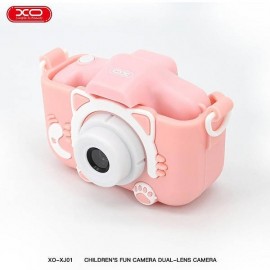 Детский цифровой фотоаппарат с селфи котик XO XJ01