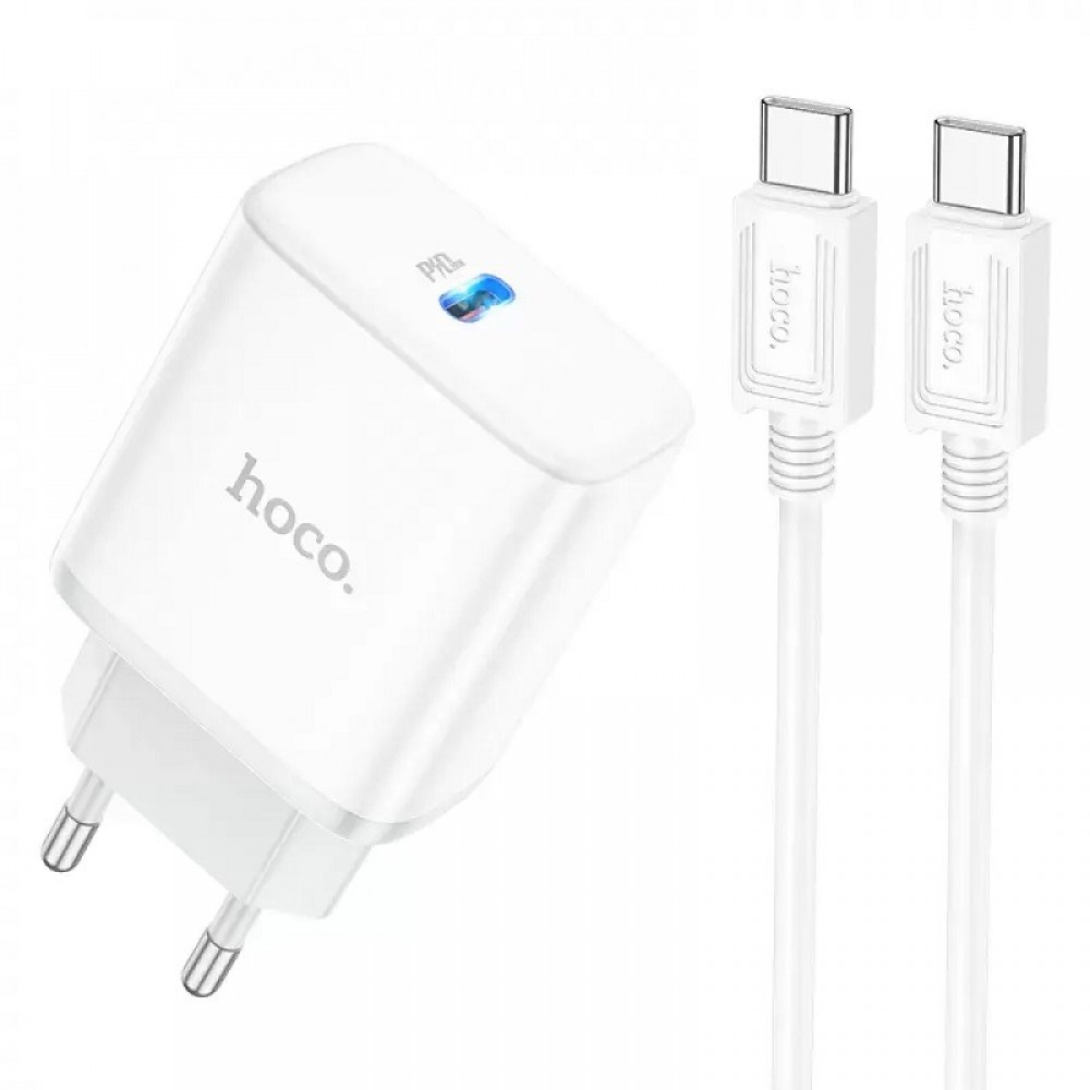 СЗУ Сетевое зарядное устройство HOCO C104A Stage 1USB-C/PD20W