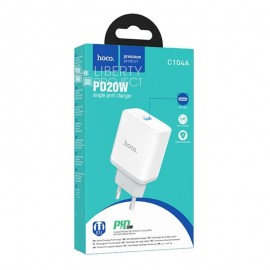 СЗУ Сетевое зарядное устройство HOCO C104A Stage 1USB-C/PD20W