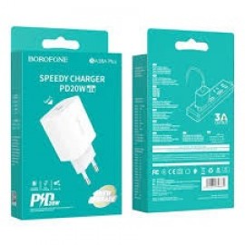 СЗУ Сетевое зарядное устройство Borofone BA38A Plus Type-C PD 20W