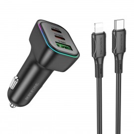 АЗУ Автомобильное Задрядное устройство BOROFONE BZ28C Trophie PD60W(2C1A) car charger