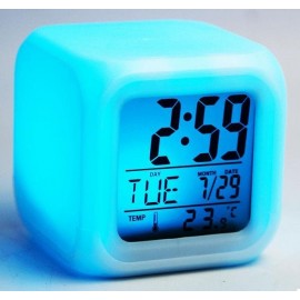 Светящиеся часы UFT будильник термометр ночник хамелеон