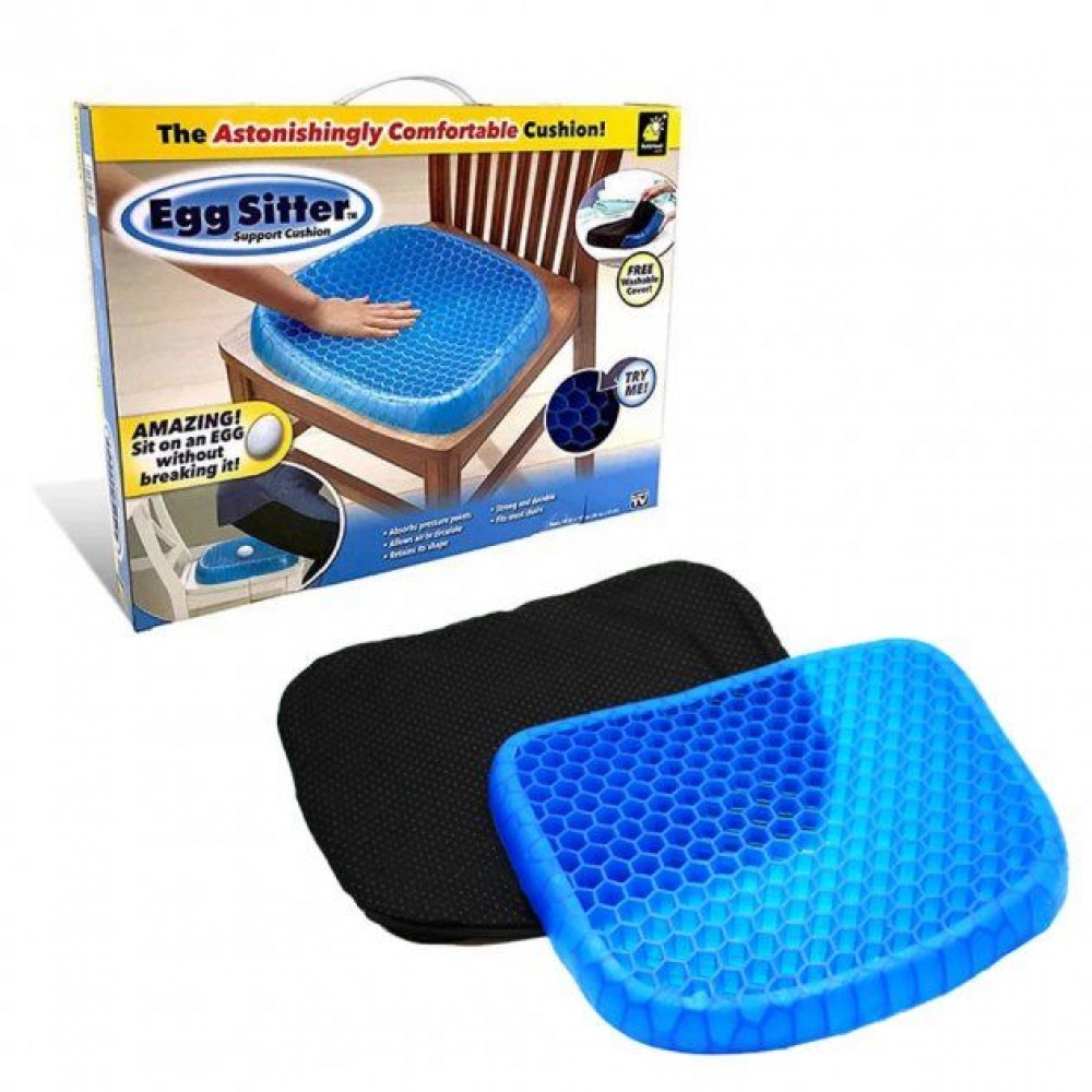 Ортопедическая подушка на сидение Qmed Seat Cushion для кресла, автомобиля, офиса и дома