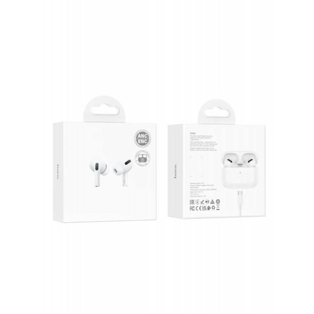 Наушники Беспроводные HOCO EW68 True wireless ANC+ENC noise cancelling BT5.3/7hours