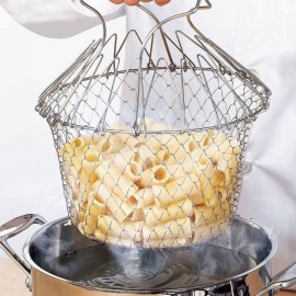 Складная решетка - дуршлаг Magic Kitchen Chef Basket 12 в 1 миска универсальная