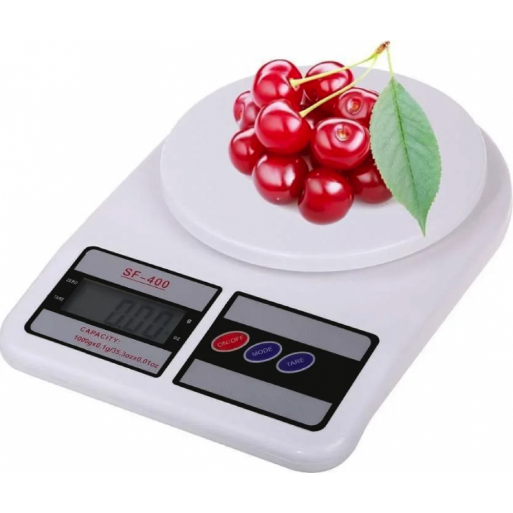 Электронные цифровые весы SF-400, 10 кг для кухни