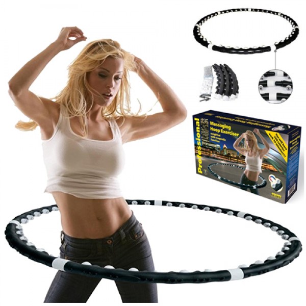 Массажный обруч Massaging Hoop Exerciser Черный