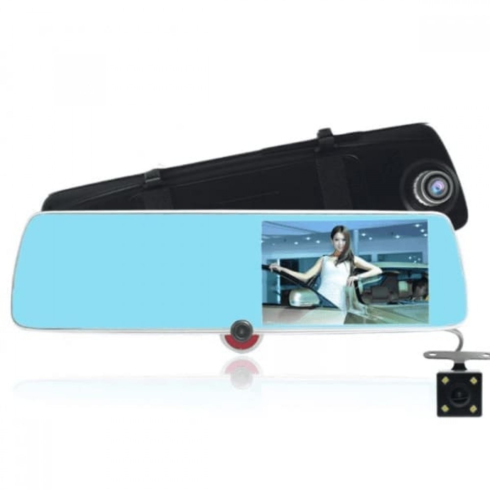 Регистратор-зеркало с камерой заднего вида L1030 (3камеры)