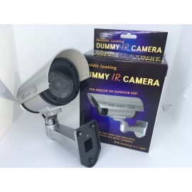 Камера муляж для видеонаблюдения DUMMY IR CAMERA002 Серая купольная наружная обманка