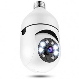 Камера видеонаблюдения лампочка, цоколь E27 PTZ Cloud Camera wifi поворотная IP