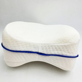 Ортопедическая анатомическая подушка для ног и коленей с эффектом памяти LEG PILLOW белая