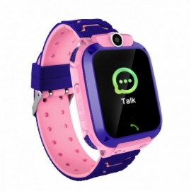 Смарт-часы KID Watch GPS KID-03 Детские Умные часы с влагозащитой IP67 Розовые с синим