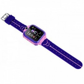 Смарт-часы KID Watch GPS KID-03 Детские Умные часы с влагозащитой IP67 Розовые с синим
