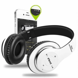 Беспроводные Bluetooth наушники MDR P47 с MP3 плеером / Накладные наушники с FM радио