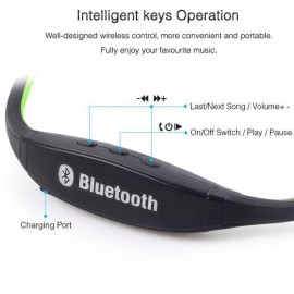 Bluetooth наушники BT-S9 для занятий спортом Original+ mp3 плеер с поддержкой микро-cd