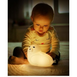 Ночник силиконовый RGB тюлень детский мягкий ночник силиконовый светильник