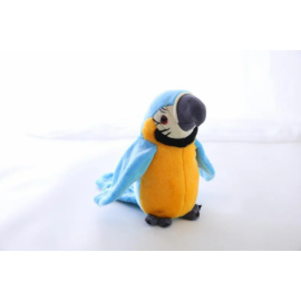 Интерактивная игрушка-повторюшка говорящий Попугай Parrot Talking с микрофоном и записывающим устройством