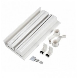 Кухонный диспенсер держатель для бумажных полотенец, фольги и пленки Органайзер Kitchen Roll Triple Paper Dispenser Белый