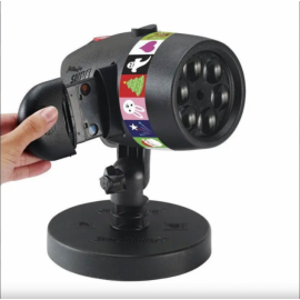 Лазерный проектор Star Shower Slide Show 12 картинок подсветка для дома