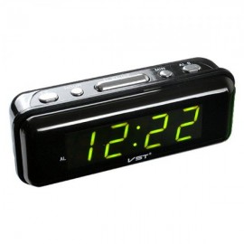 Настольные электронные часы VST-738 LED с зеленой подсветкой будильник