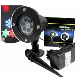 Лазерный новогодний светодиодный звездный проектор для праздничного освещения дома Уличная лазерная подсветка Laser Light Outdoor lawn snowflake light