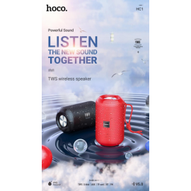 Портативная блютуз колонка HOCO IPX5 HC1 |AUX, SD-card, Bluetooth, USB, FM-Radio|